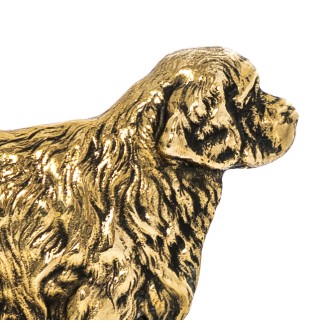 Clumber Spaniel wieszak z mosiądzu Art-Dog
